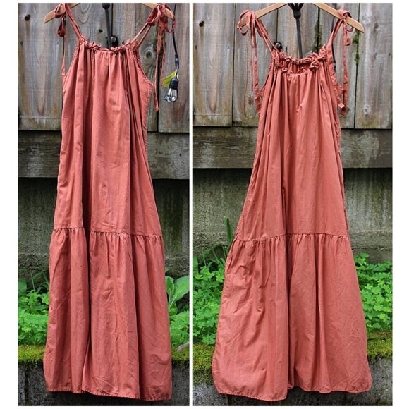 New w/Tags - Nation LTD- Sequoia Voluminous A-Line Maxi Dress in Rust, size XXL - Picture 7 of 16